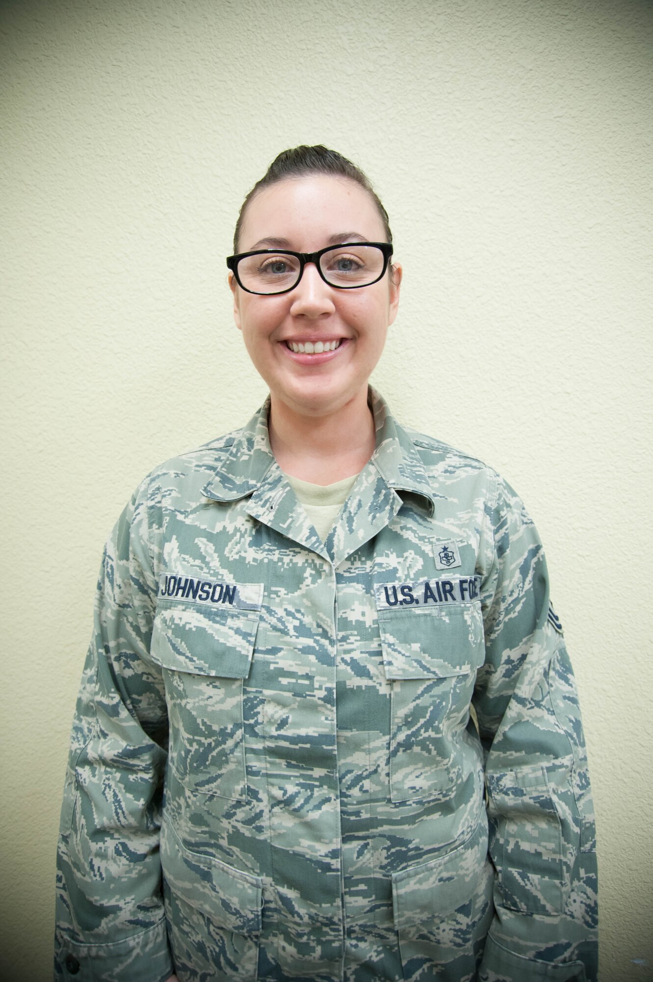 Tech. Sgt. Felicia Johnson from the 403rd Aeromedical Staging Squadron is the 403rd Wing's Noncommissioned Officer of the Quarter. (U.S. Air Force photo/Senior Airman Heather Heiney)