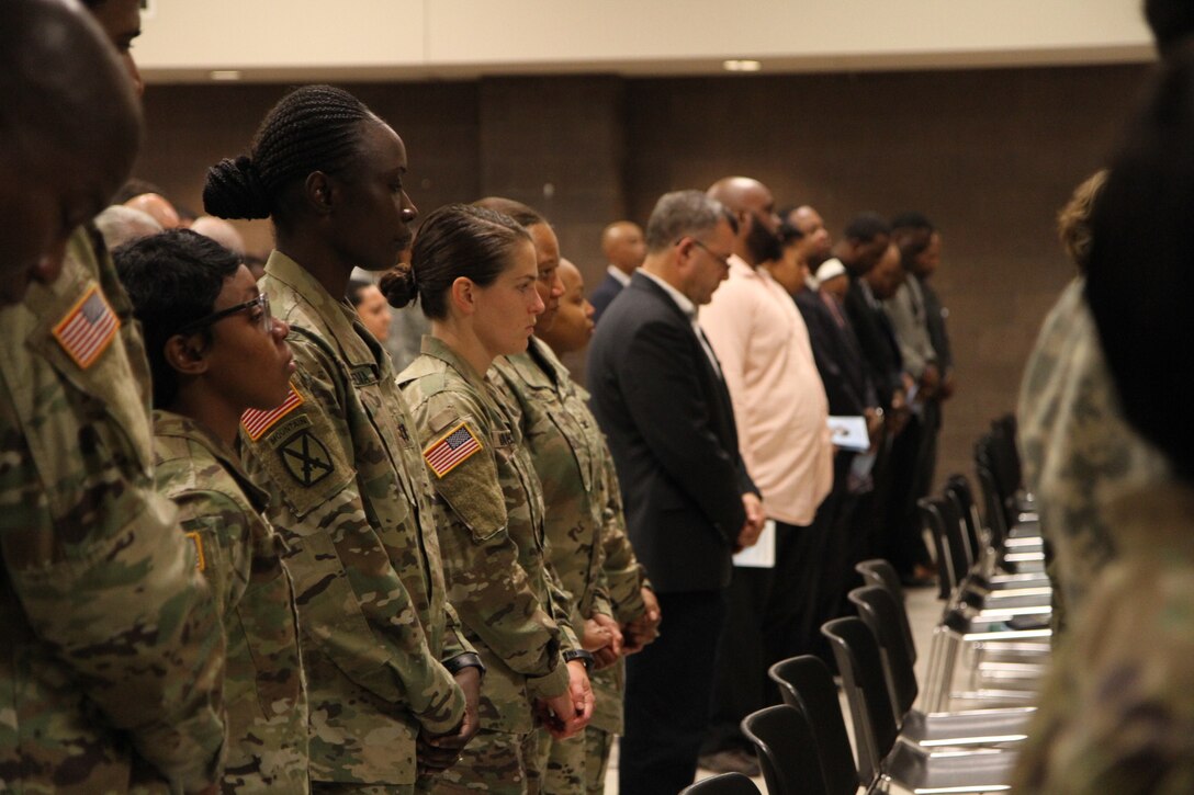 3d MCDS Soldiers, families and friends gather to mourn the lost of a great Soldier, Master Sgt. Steven Graham.