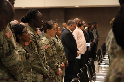 3d MCDS Soldiers, families and friends gather to mourn the lost of a great Soldier, Master Sgt. Steven Graham.