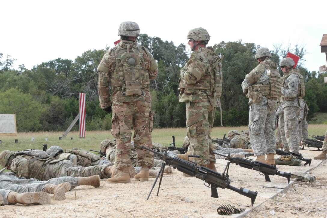 The 355th Chemical Company based out of Las Vegas, Nevada, conducted their M249 zeroing and qualification, during their mobilization training at Fort Hood, Texas, Oct 6, 2016
