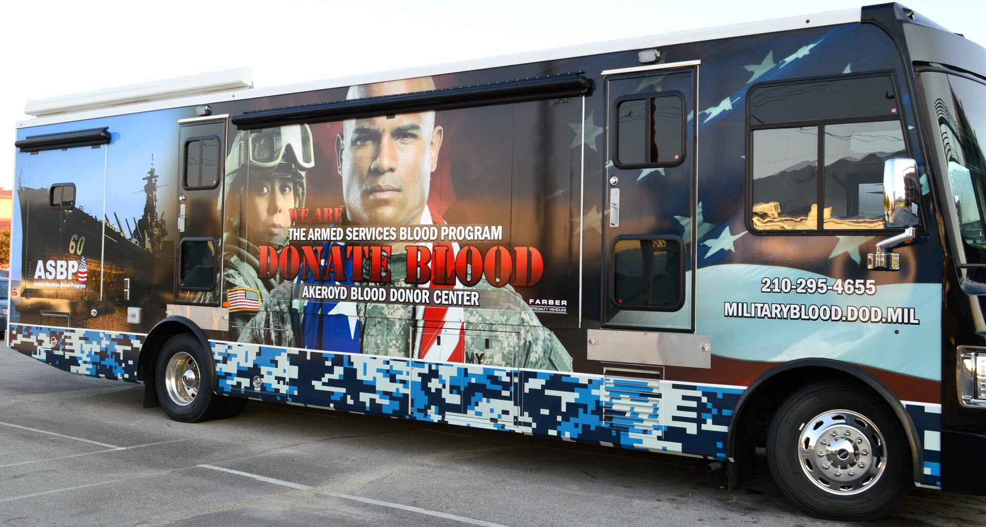 In September, the Akeroyd Blood Donor Center received a new blood mobile. The new state-of-the-art mobile will be used by the donor center to reach out to the Joint Base San Antonio-Fort Sam Houston permanent party population to collect plasma for the freeze-dried plasma program.