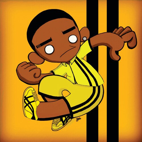 The style of this artwork, created by Army National Guardsman Pfc. Devone Jackson, is reminiscent of the characters drawn for a comic series he plans to release online. Courtesy illustration by Army Pfc. Devone Jackson