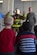 Students from Samuel P. Langley Elementary School, Hampton Va., watch as Langley Air Force Base firefighters put on their safety equipment at Joint Base Langley-Eustis, Va., Oct. 12, 2016. The firefighters explained how each piece of equipment works and why they use it as part of their safety gear. (U.S. Air Force photo by Senior Airman Kimberly Nagle)