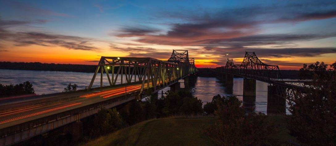 The Mississippi River in all its spender as the sun sets.
Photo by Marty Kittrell.