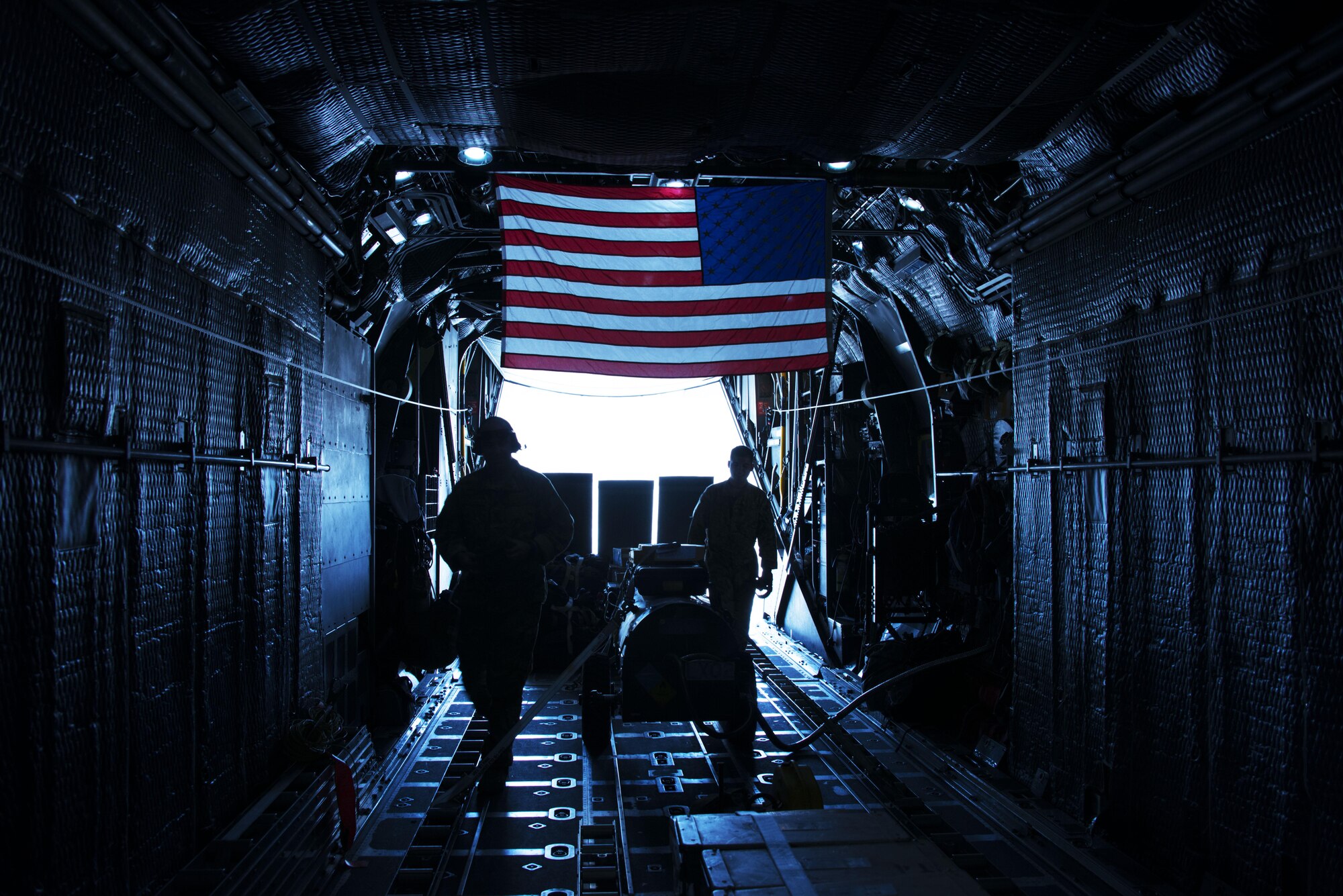 Loadmasters from the 1st Special Operations Squadron prepare a MC-130H Combat Talon II for take-off at Kadena Air Base, Sept. 22, 2016. The crew transported equipment and personnel to Clark Air Base and Mactan-Benito Ebuen Air Base Teak for Teak Piston 2016, a joint-combined exchange training (JCET) conducted with several units from the Philippine Air Force. (U.S. Air Force photo by Capt. Jessica Tait)