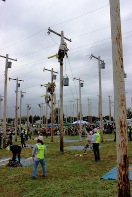 The Delta Company 249th Engineer Battalion, a versatile power generation battalion assigned to the U.S. Army Corps of Engineers, provides commercial-level power to military units and federal relief organizations during full-spectrum operations such as floods and hurricanes. The Lineman Rodeo is a chance for Delta Company to hone technical craft skills, meet, and learn from others in the linework trade. 