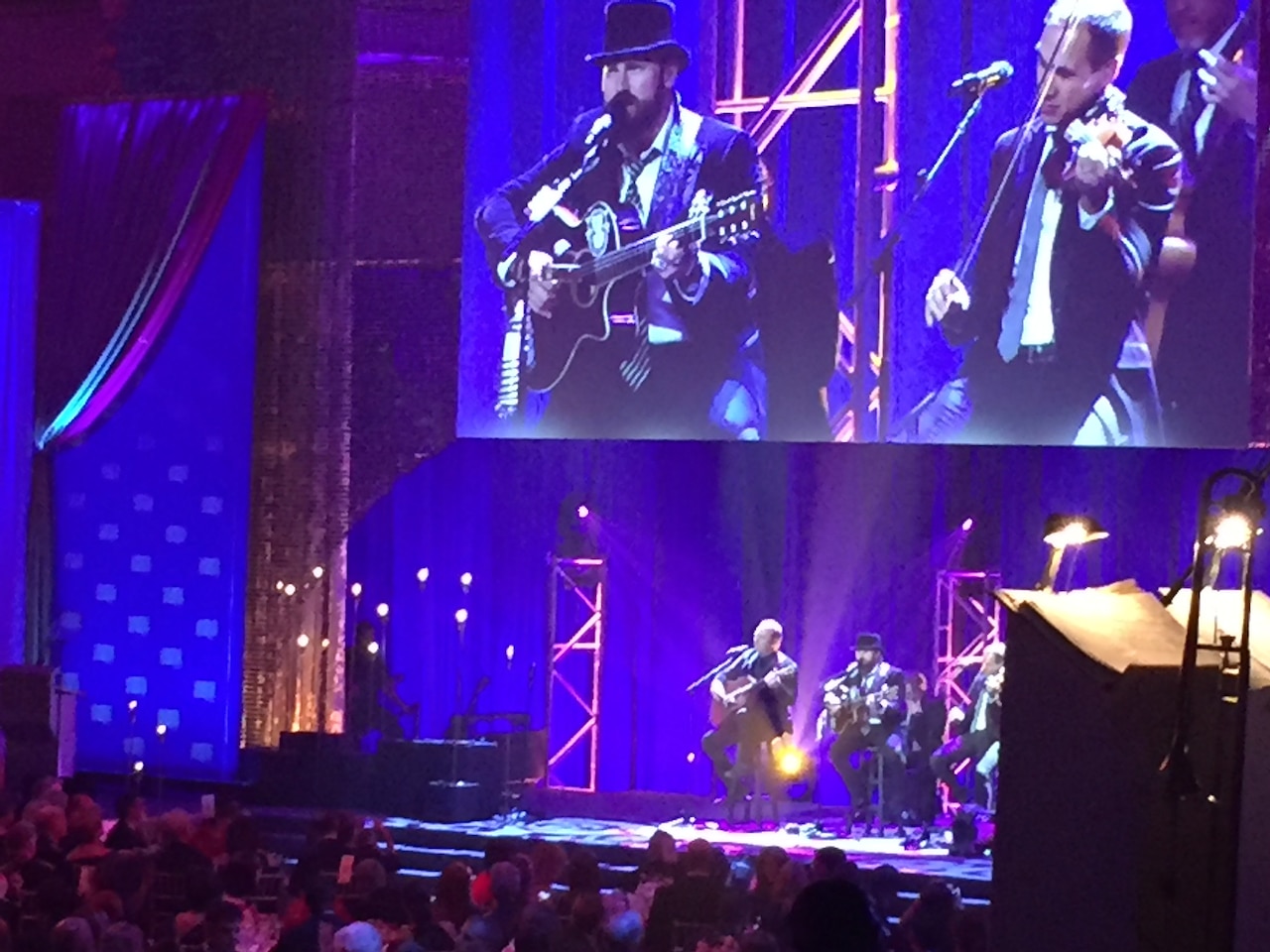 The Zac Brown Band performs at the USO’s 75th Anniversary Gala at the Daughters of the American Revolution Constitution Hall in Washington, D.C., Oct, 20, 2016. DoD photo by Jim Garamone