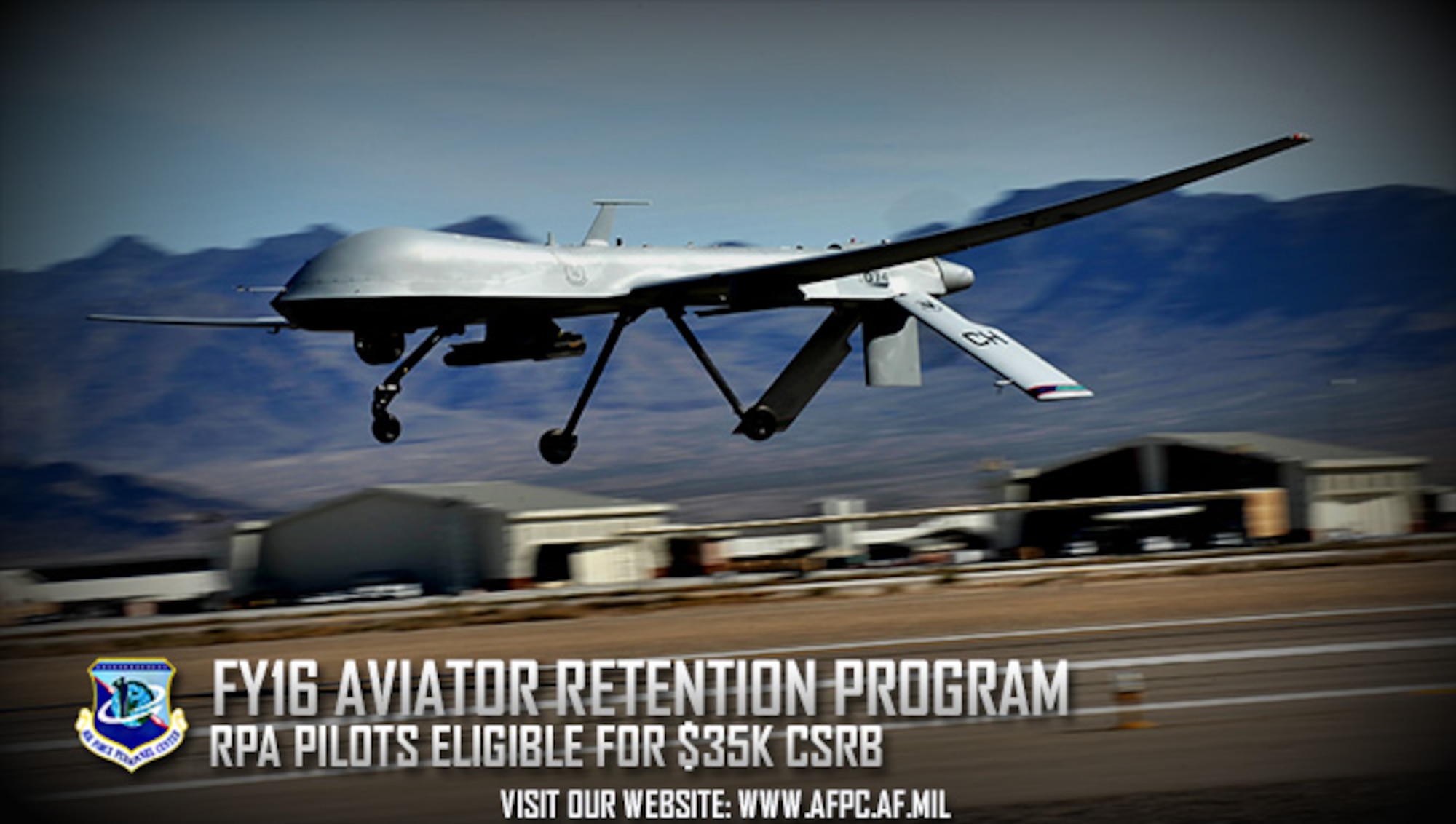 35K bonuses available for RPA pilots to stay beyond initial commitment