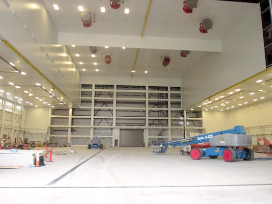 Inside the 2-Bay hangar at McConnell Air Force Base