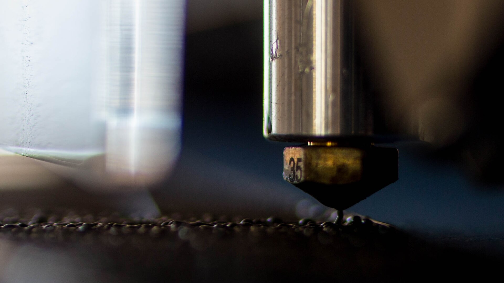 An Invent3D printer assigned to Marine Wing Support Squadron 372 prints a Humvee door handle during a 3-D printer integration exercise at site 50 training area, Wellton, Arizona, Oct. 18, 2016. This exercise was part of Weapons Tactics Instructors course 1-17, a seven week training event hosted by Marine Aviation Weapons and Tactics Squadron One cadre which emphasizes operational integration of the six functions of Marine Corps aviation in support of a Marine Air Ground Task Force. MAWTS-1 provides standardized advanced tactical training and certification of unit instructor qualifications to support Marine aviation Training and Readiness and assists in developing and employing aviation weapons and tactics. 