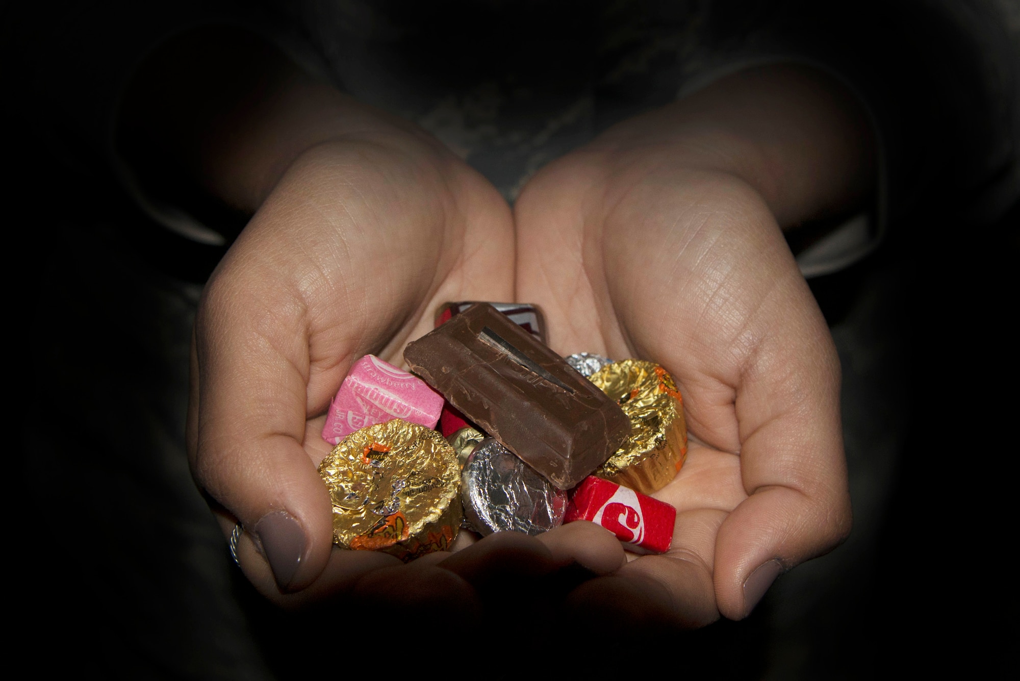 Parents and adults should inspect any treats given by a stranger, according to the American Academy of Pediatrics. Always check to see if the candy is outdated, spoiled or tampered with to keep children safe, and never eat unwrapped candy.