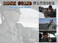 This week’s Rock Solid Warrior is Senior Airman Ryan Rathke, a 386th Expeditionary Operations Support Squadron deputy airfield manager. Rathke is deployed from the 21st Operations Support Squadron at Peterson Air Force Base, Colorado.