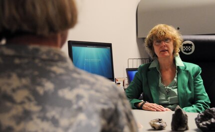 Patricia Moloney, a contract employee with National Sourcing Inc. (NSI) who serves as the director of psychological health for the Army Reserve’s 99th Regional Support Command, assists service members from all branches and components with consultations, referrals, screenings and education on issues such as suicide prevention, substance abuse, domestic violence, financial distress, unemployment, homelessness, crises and anger management, deployment anxiety, Post-Traumatic Stress Disorder, and casualty assistance.