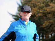 Lt. Col. Tamala Mullins, the chief nurse for the U.S. Army Reserve's 99th Regional Support Command at Joint Base McGuire-Dix-Lakehurst, New Jersey, participated in a Red Ribbon 5K Run/3K Walk Oct. 26 at Joint Base McGuire-Dix-Lakehurst.  The event was sponsored by the base's Army Substance Abuse Program office.  Red Ribbon Week pays homage to all the men and women who have made the ultimate sacrifice in support of our nation's struggle against drug trafficking and abuse.