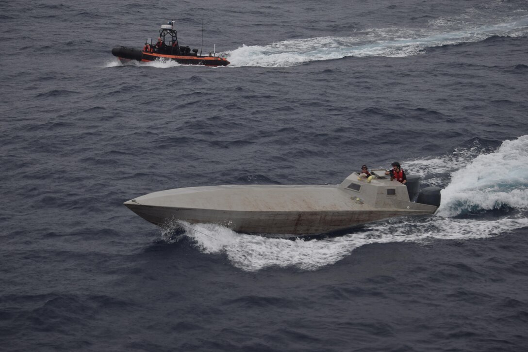 The Coast Guard interacts across the spectrum of military and civilian agencies that comprise the Intelligence Community, which contributes to the Coast Guard’s national security mission. (U.S. Coast Guard Photo by Petty Officer 3rd Class Andrew Barresi)