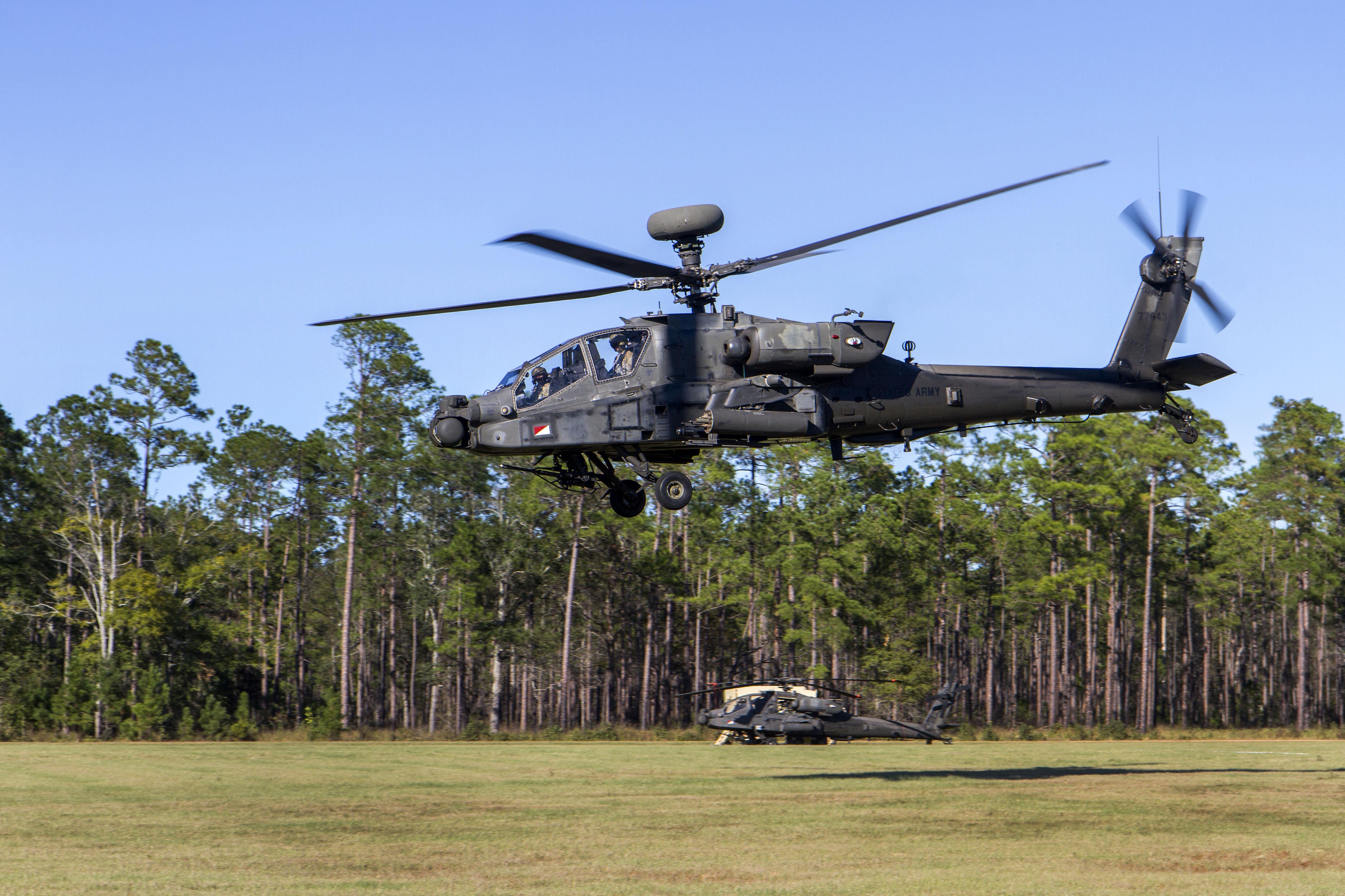Hovering Apache | U.S. Department of War
