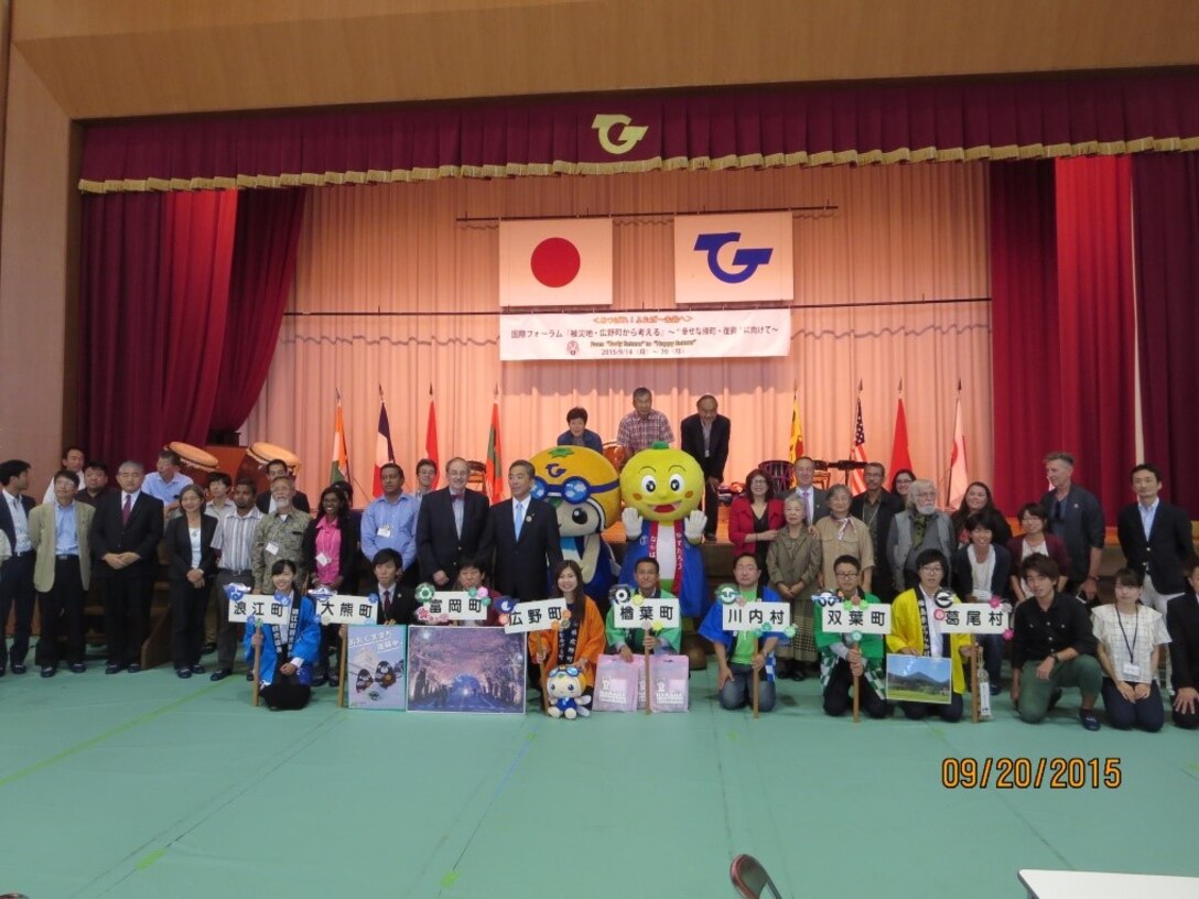 Dr. Delli Priscoli facilitating community responses to Fukushima Disaster in Japan. (9/20/2015)