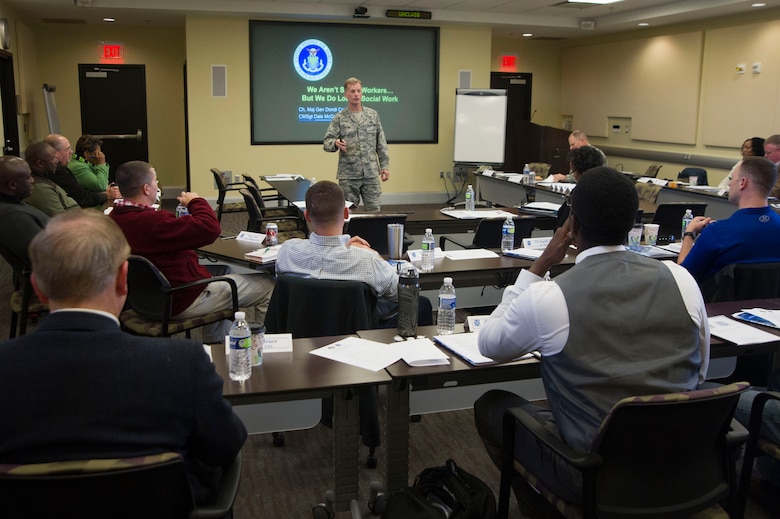 U.S. Air Force Chief of Chaplains Maj. Gen. Dondi Costin  speaks to chaplains and chaplain assistants during the AFDW Chaplain Corp Conference on Joint Base Andrews, Md., Oct. 25, 2016. (U.S. Air Force photo by Senior Master Sgt. Adrian Cadiz)(Released)