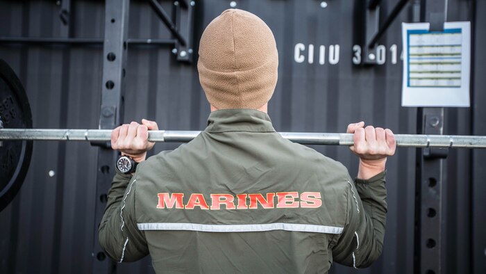 A Force Fitness Instructor (FFI) student executes a press during the practical application portion of the course at Marine Corps Base Quantico, Virginia, October 25, 2016. The FFI course is made up of physical training, classroom instruction and practical application to provide the students with a holistic approach to fitness. Upon completion, the Marines will serve as unit FFIs, capable of designing individual and unit-level holistic fitness programs. 