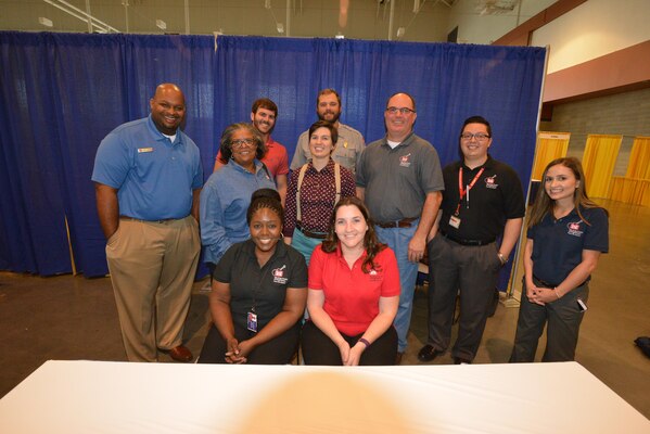 A group of technical experts from the U. S. Army Corps of Engineers Nashville District prepared students for future STEM careers during the “My Future, My Way” Career Exploration Fair at two exhibits sponsored by the Metro Nashville Public schools Academies of Nashville and the Nashville Area Chamber of Commerce at Music City Convention Center Oct. 27, 2016.