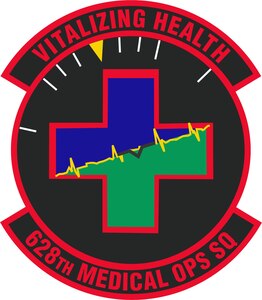 628th Medical Operations Squadron logo.