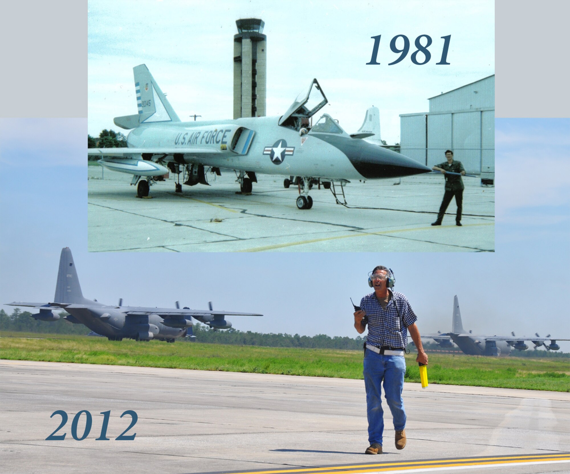 Congratulations to Tech. Sgt. Robert Wegeman on his 40 years of service to the U.S. Air Force.  Wegeman began his Air Force career in 1976 as a fighter aircraft maintainer.  From various fighters to C-130s and now the C-145, Wegeman continues to maintain aircraft.  He is set to retire next summer after 41 years of service.  (Graphic/Tech. Sgt. Sam King)