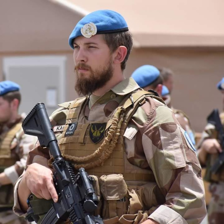 Capt. Karl Otto Kristoffersen, with the Royal Norwegian Air Force, served in Mali on a United Nations mission as a force protection commander in May 2016. (Courtesy photo)