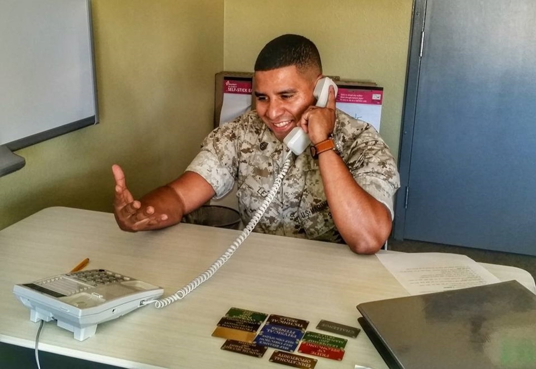 Marines are required to perform the MC3 skills learned at Basic Recruiter Course during the Telephone Call evaluation