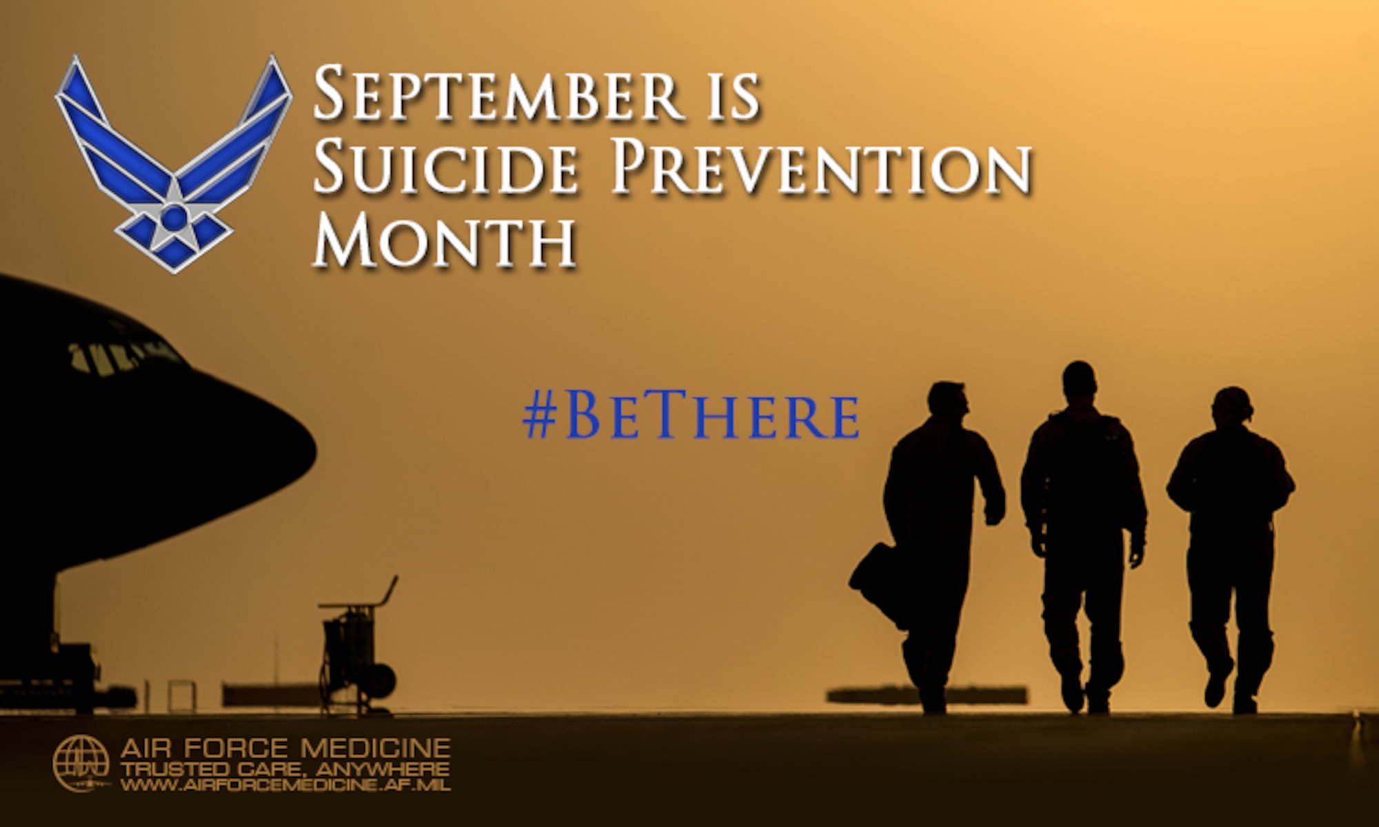 September is Suicide Prevention Month. You don’t need to be a specialist or doctor to help prevent suicide. Sometimes all it takes is starting a conversation. Be there for your Wingman.