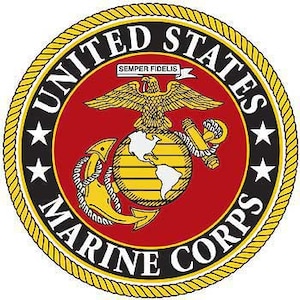 U.S. Marine Corps logo.