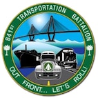 841st Transportation Battalion logo.
