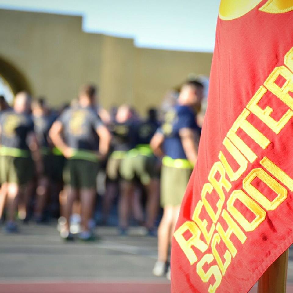 Marines Preparing for Physical Fitness Training prior to District Assignments. 
