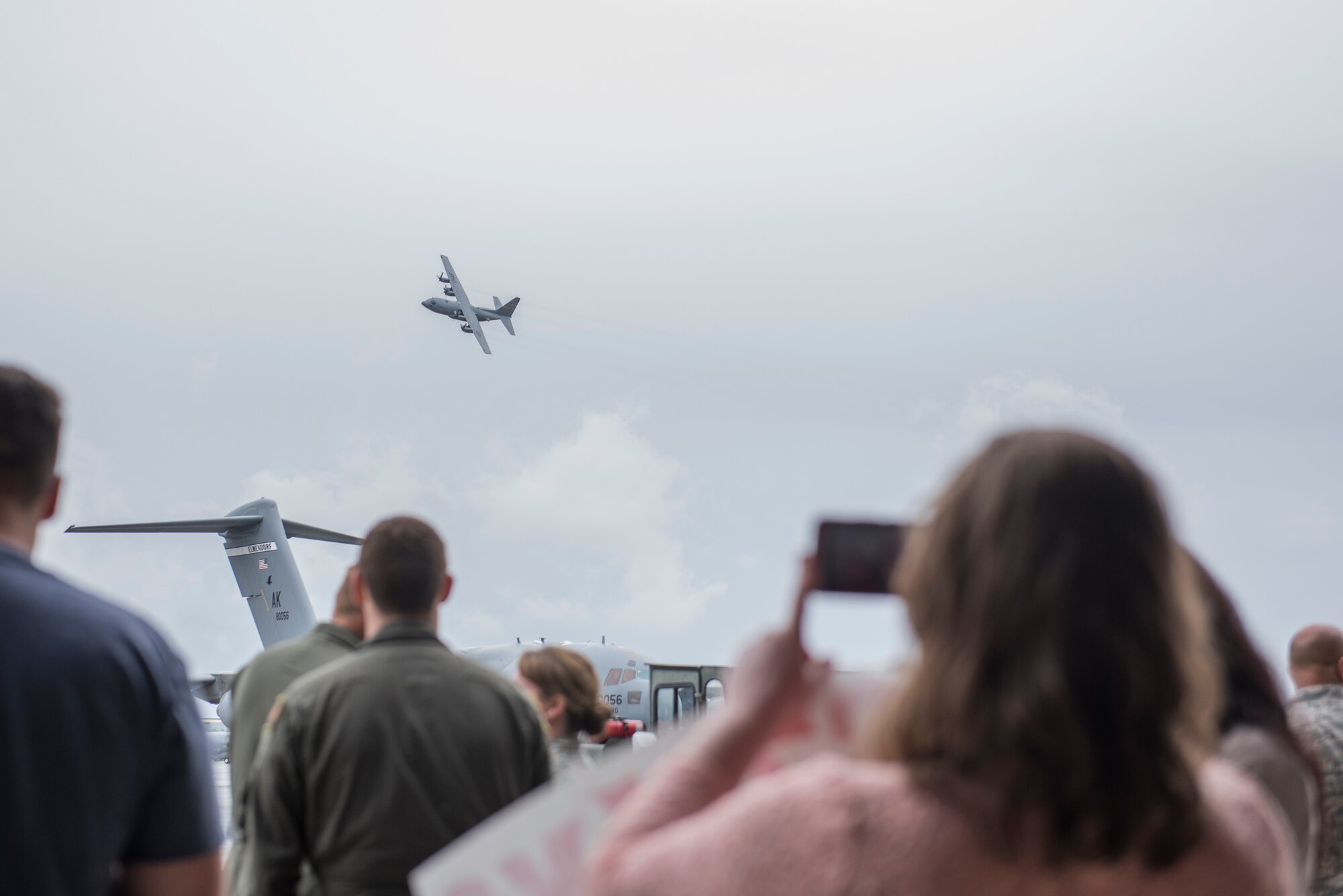 JOINT BASE ELMENDORF-RICHARDSON, Alaska -- More than 100 Alaska Air Guard members from the 144th Airlift Squadron, 176th Maintenance Group and support units returned here July 5 and 6, 2016, from a four-month deployment in Kuwait in support of Operation Inherent Resolve. Their focus was to support the C-130H Hercules tactical-airlift mission. Due to a proposal at the national level to divest the 176th Wing of its C-130H aircraft, this may be the last deployment for the 144th Airlift Squadron in its current form. (U.S. Air National Guard photo by Tech. Sgt. N. Alicia Halla/Released)