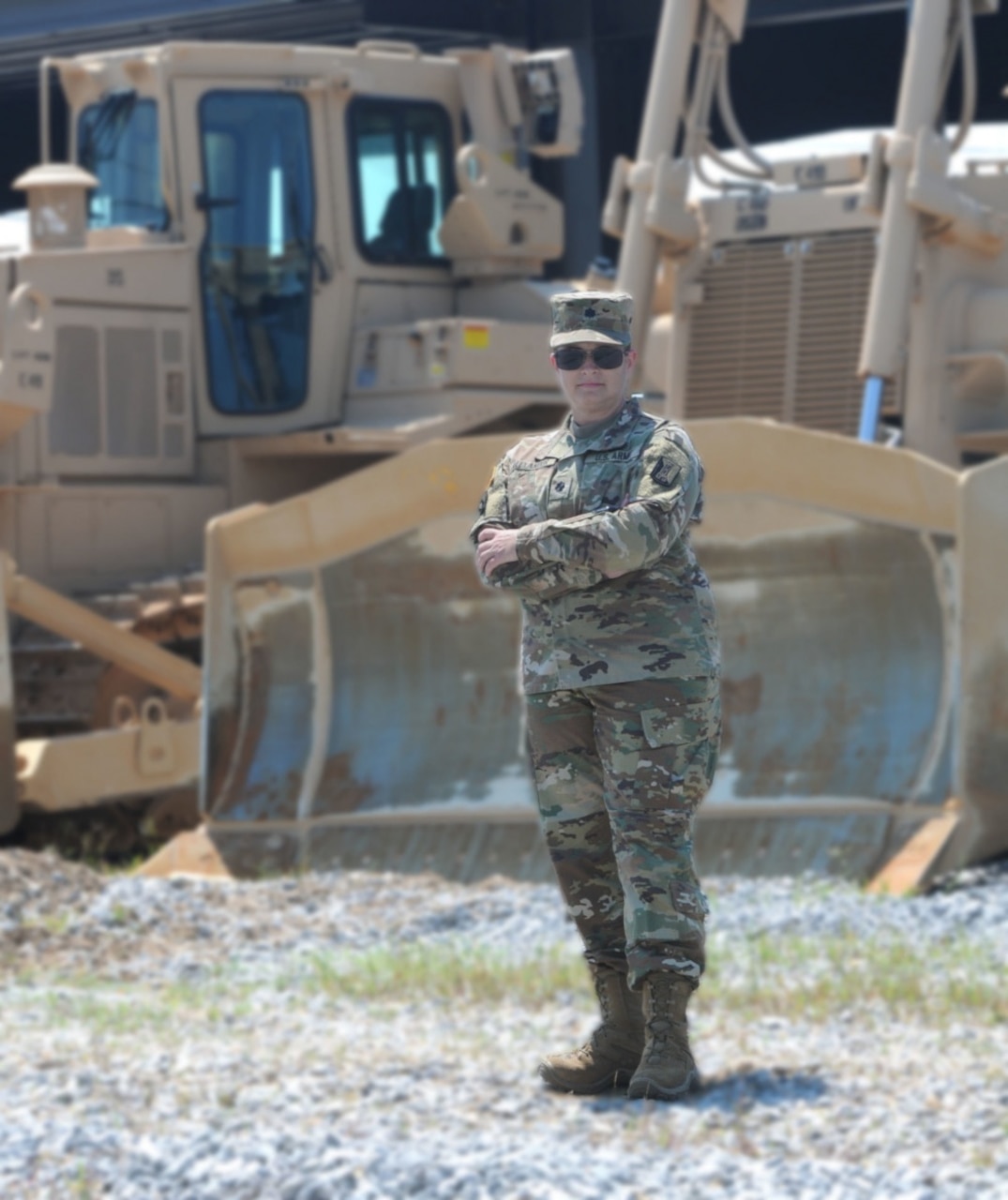Army Lt. Col. Joy Alexander poses for a photo in Jackson, Miss., June 30, 2016. Alexander is the first female officer of the Mississippi Army National Guard to command an engineer battalion. Mississippi Army National Guard photo by Staff Sgt. Michael Williams