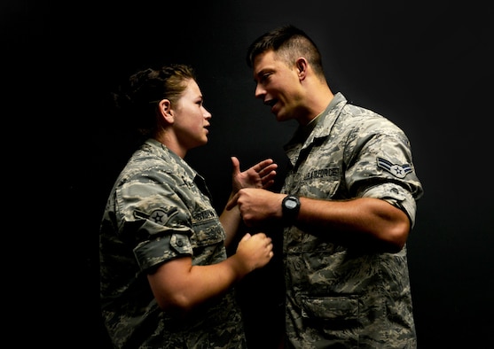 Within the Air Force, first-term Airmen grades E1-E4 are at highest risk for suicide. Common stressors that may lead to suicidal thoughts include relationship, financial or job problems. (U.S. Air Force photo illustration by Airman 1st Class Destinee Sweeney)