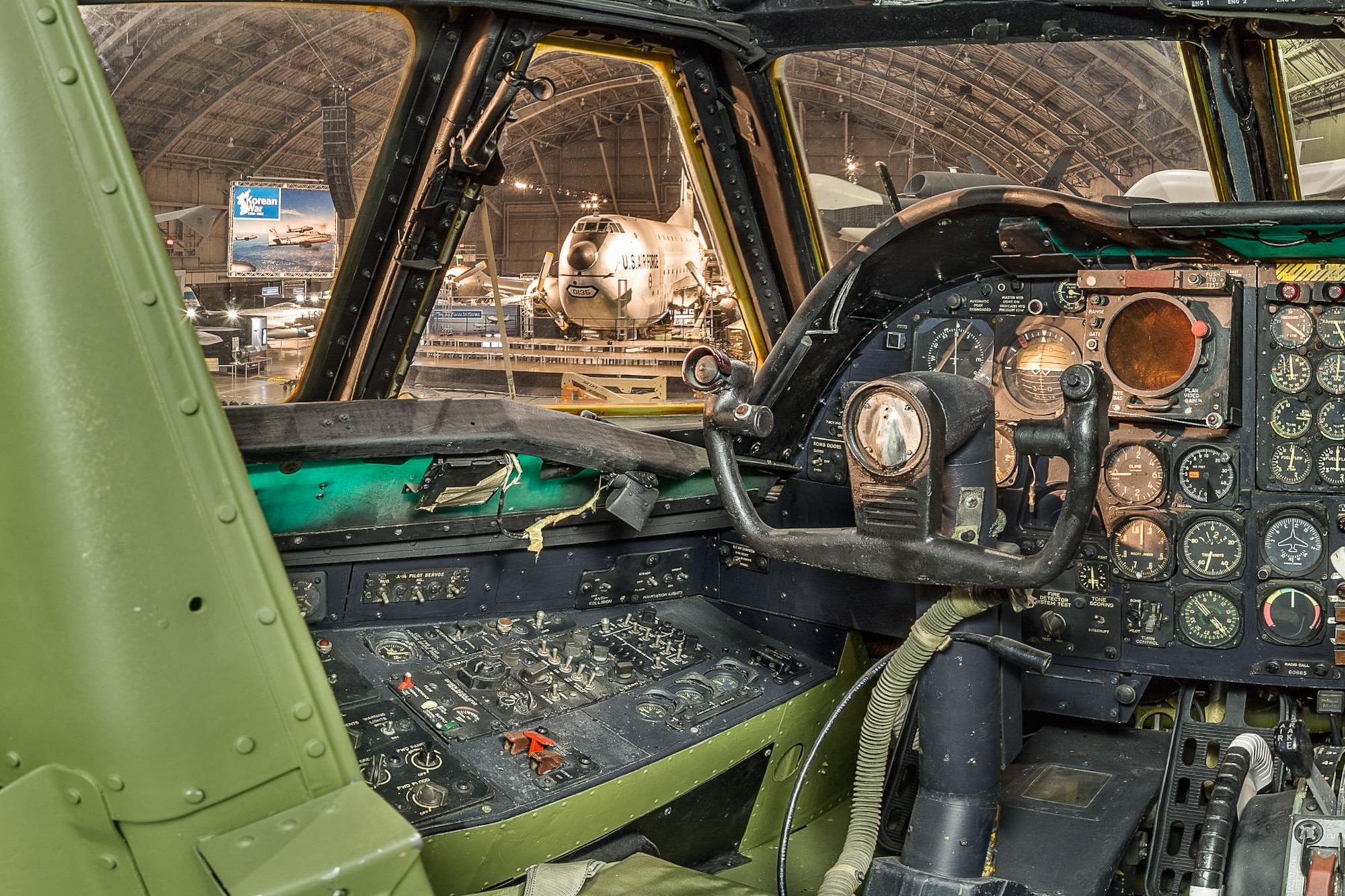 DAYTON, Ohio -- Boeing B-52D Stratofortress cockpit view at the National Museum of the United States Air Force.(Photo courtesy of Lyle Jansma, Aerocapture Images)
