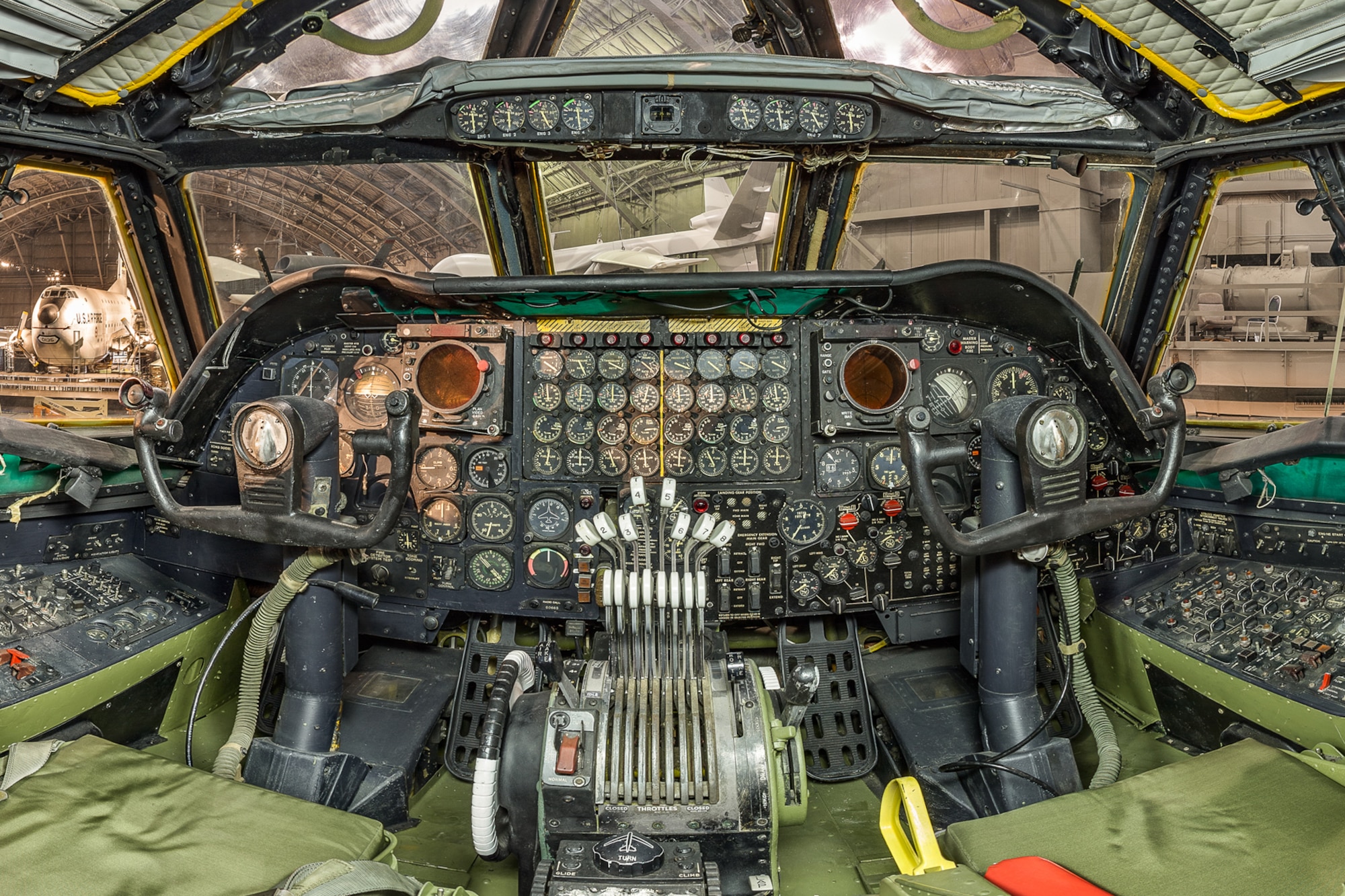 DAYTON, Ohio -- Boeing B-52D Stratofortress cockpit view at the National Museum of the United States Air Force.(Photo courtesy of Lyle Jansma, Aerocapture Images)