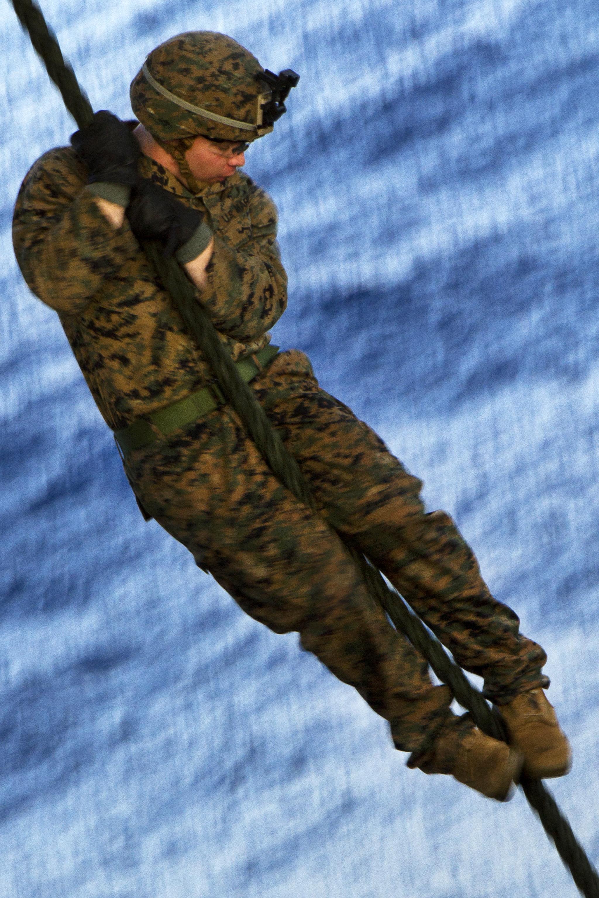 Fast-Rope Slide | U.S. Department of War