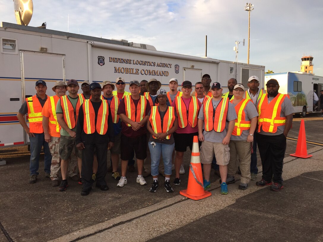 DLA Distribution’s Expeditionary team, Distributions 25th distribution center, has deployed to operate the Incident Support Base in support of FEMA Region IV Defense Support to Civil Authorities at Maxwell Air Force Base located in Montgomery, Ala., in the wake of the overwhelming flooding in Louisiana.