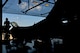 U.S. Air Force Airman 1st Class Nicholas Samudio, 20th Equipment Maintenance Squadron aircraft structural maintenance apprentice, prepares to walk off the wing of an F-16CM Fighting Falcon at Shaw Air Force Base, S.C., Sept. 7, 2016. Airmen assigned to the 20th EMS aircraft structural maintenance flight perform various installations and removal of F-16 parts to include flap mounts. (U.S. Air Force photo by Airman 1st Class Christopher Maldonado)