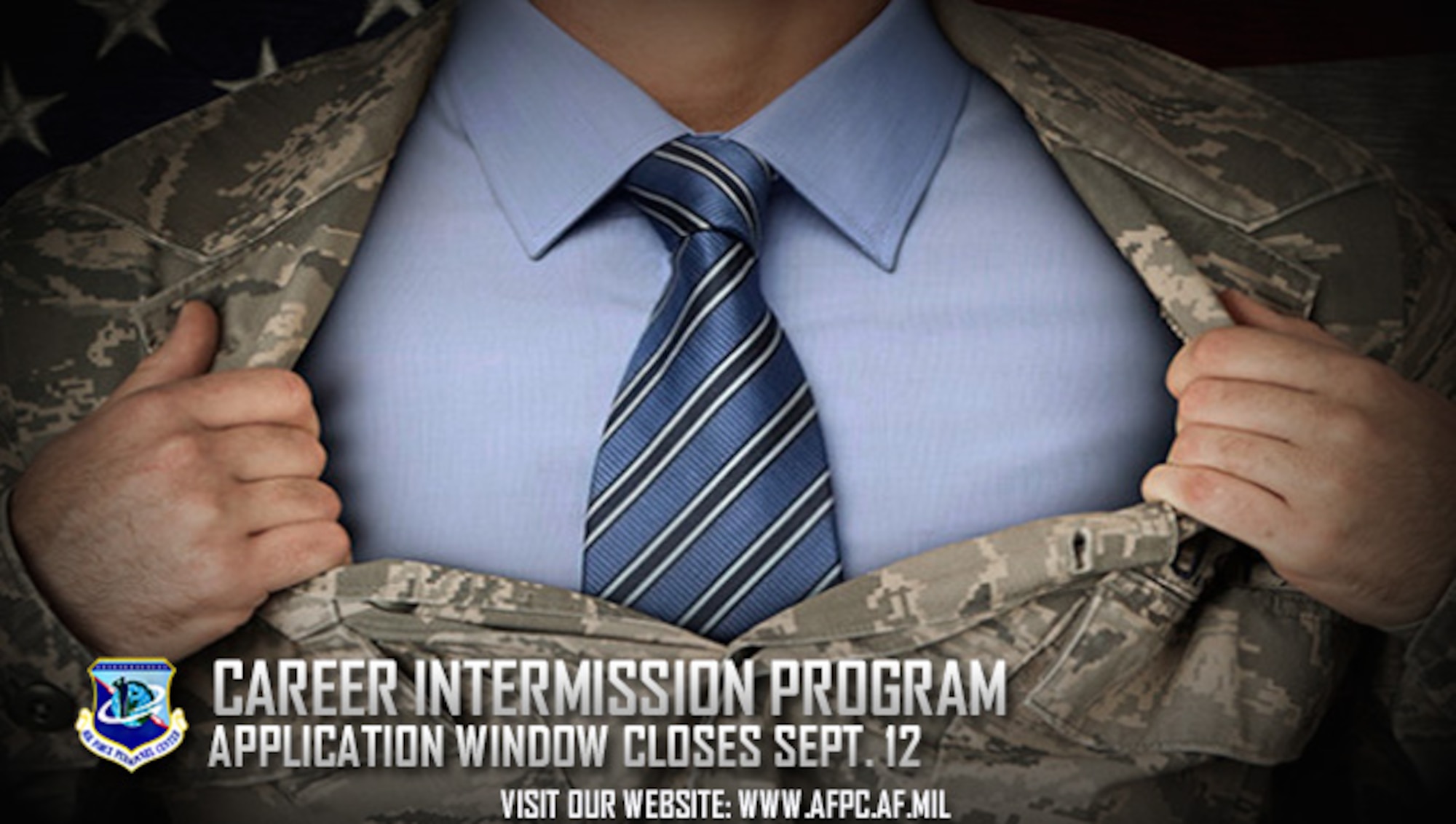 The Air Force Career Intermission Program gives Airmen a one-time temporary transition from active duty to the IRR to meet personal or professional needs outside the service. The application window closes Sept. 12, 2016. (U.S. Air Force graphic by Staff Sgt. Alexx Pons)