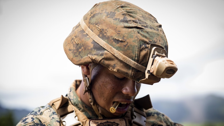 Lance Cpl. Jose Cortorreal Perez, an artilleryman with Bravo Company, “Black Sheep,” 1st Battalion, 12th Marine Regiment, and a Brooklyn, N.Y., native reloads a magazine of M82 Primers for a M777 Light Weight Towed Howitzer during a training exercise at Marine Corps Base Hawaii, Sept. 06, 2016. Marines from Bravo Co., “Black Sheep,” 1st Bn, 12th Marines, participated in exercise Spartan Fury 16.4. Spartan Fury is a pre-deployment exercise in which service members conduct live-fire artillery training and unit leaders are able to further assess and improve the lethality of the battalion.