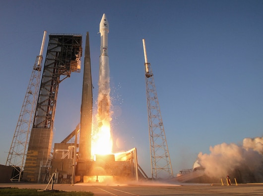 The 45th Space Wing supported NASA’s successful launch of the OSIRIS-REx spacecraft aboard a United Launch Alliance Atlas V rocket from Space Launch Complex 41 at Cape Canaveral Air Force Station, Fla., Sept. 8, 2016. This is the first U.S. mission that will travel to near-Earth asteroid Bennu to collect surface samples. As planned, the spacecraft will reach its asteroid target in 2018 and return a sample to Earth in 2023, according to NASA. (Courtesy photo/United Launch Alliance)