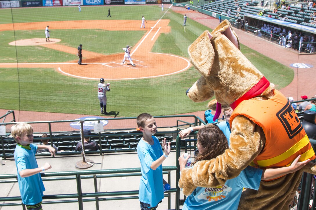Bobber the Water Safety Dog partnered up with the Charleston Riverdogs baseball team this summer to spread his water safety message to children.