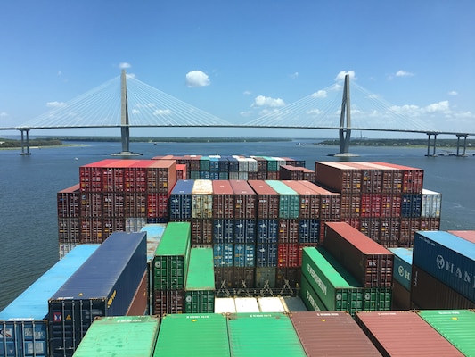 The Charleston District is working with the Charleston Harbor Pilots on the final design of the Charleston Harbor Post 45 Deepening Project. The Harbor Pilots are the only ones authorized to guide a container ship into the harbor, so their input is integral to the process.