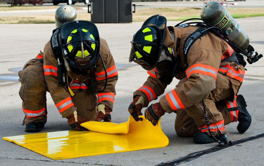 Minot AFB annual fuel spill exercise