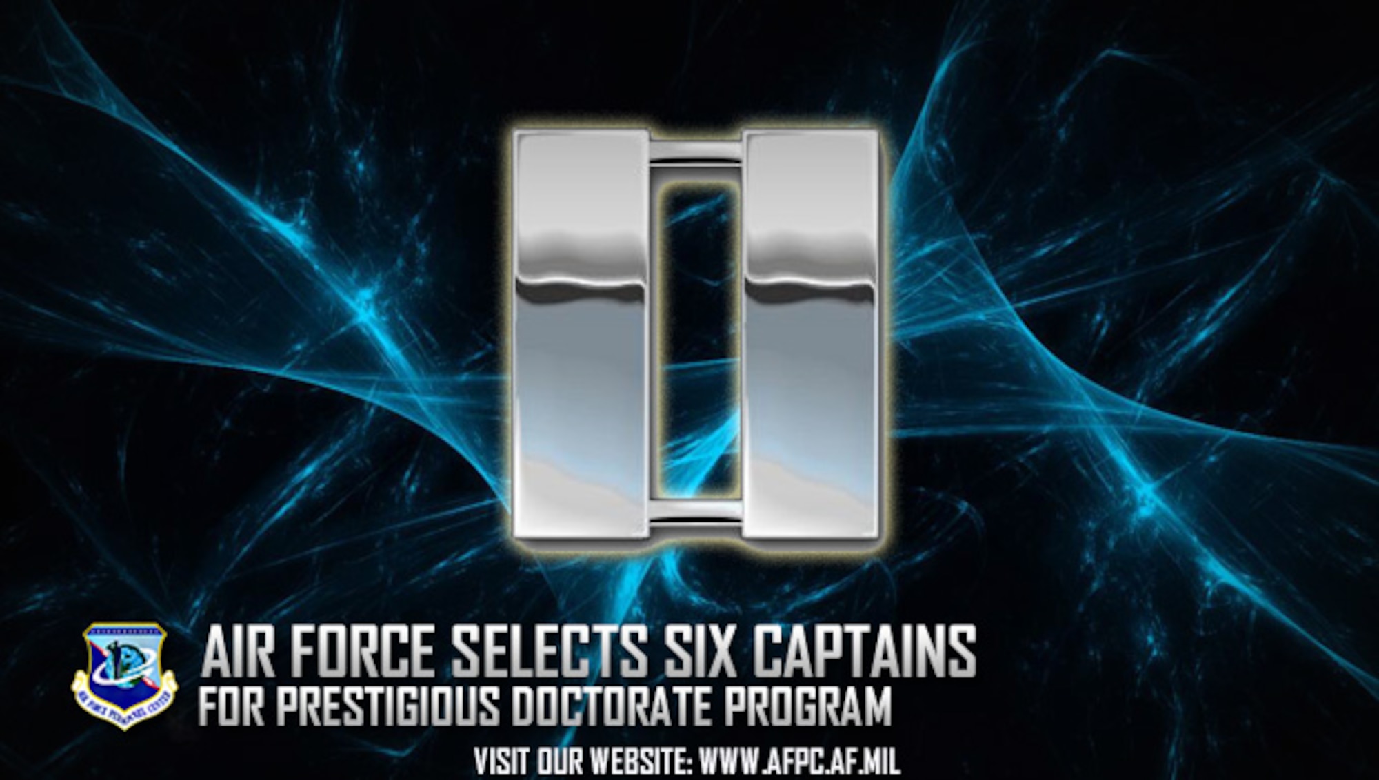 The Air Force has chosen six captains for the 2017 Chief of Staff of the Air Force Captains Prestigious Ph.D. Program. This program will expose rising officers to a unique learning opportunity at top-tier universities. (U.S. Air Force graphic by Staff Sgt. Alexx Pons)