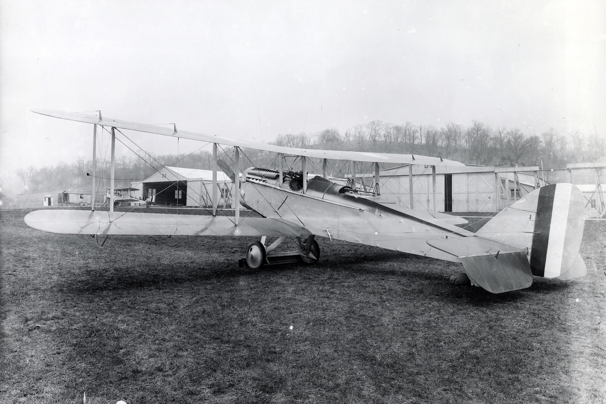 DAYTON, Ohio -- Completed DH-4 at the Dayton-Wright South Airfield.