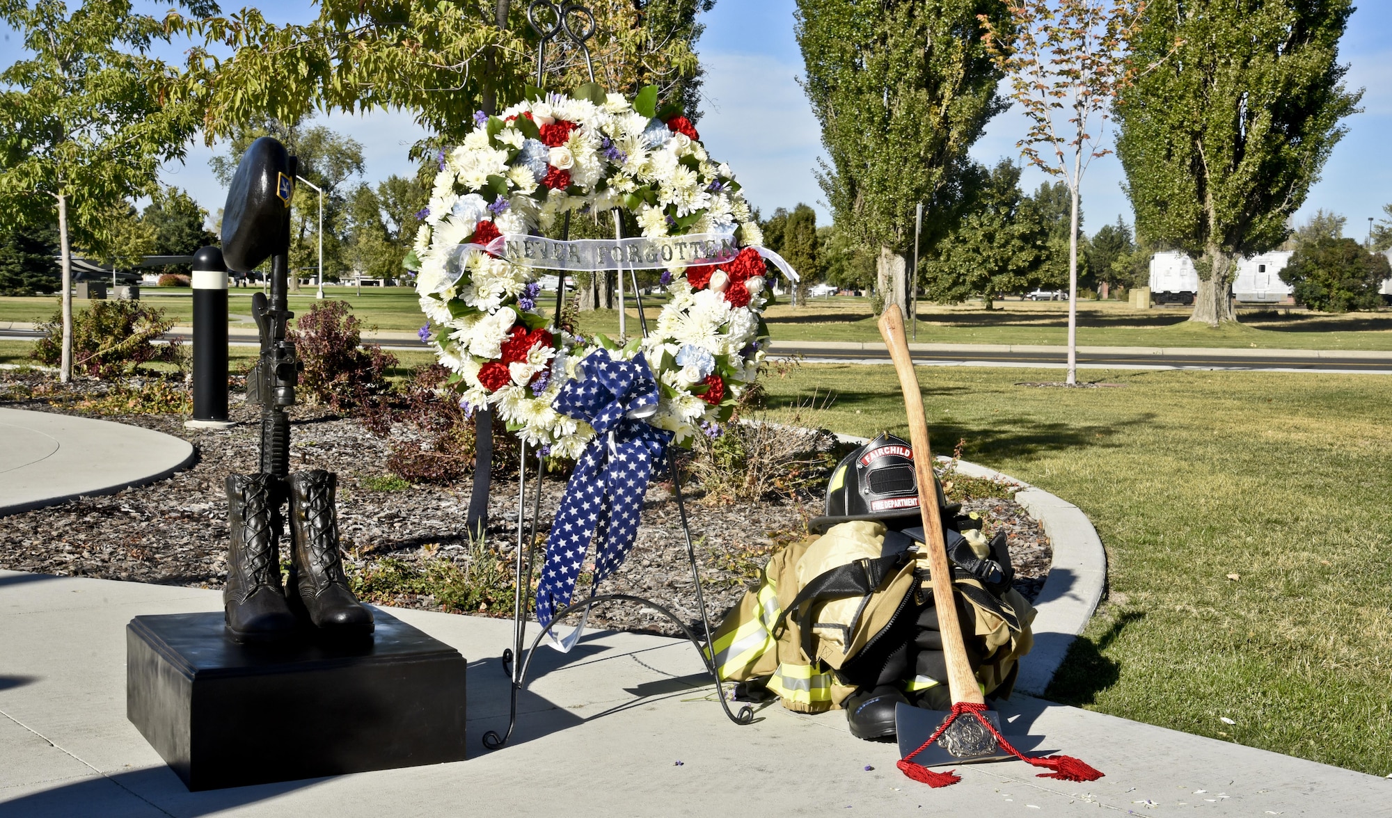 Sun. Sept. 11, 2016, marks the 15th anniversary of the deadliest terrorist attack on American soil. The attack was planned and executed by Islamic extremist organization, Al-Qaeda, and ultimately led to the ongoing “Global War on Terrorism.” (U.S. Air Force photo/Airman 1st Class Taylor Shelton)