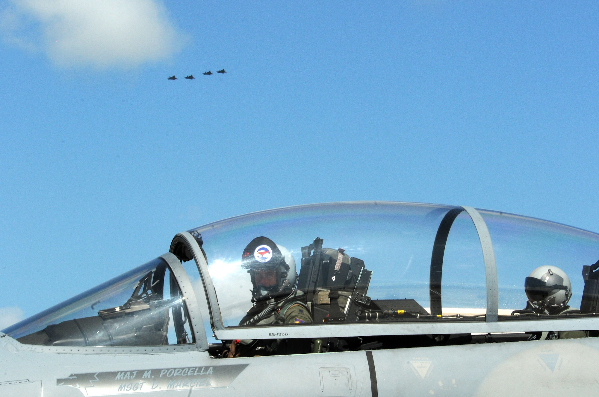 Members of the 142nd Fighter Wing participate in a Sentry Aloha exercise August 16, 2016 at Joint Base Pearl Harbor-Hickam, Hawaii.  Sentry Aloha is a training exercise hosted by the Hawaiian Air National Guard base to train pilots on combat tactics.  (Air National Guard photo by Tech. Sgt. Emily Thompson/Released)